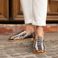 Men's handwoven leather shoes No. 1