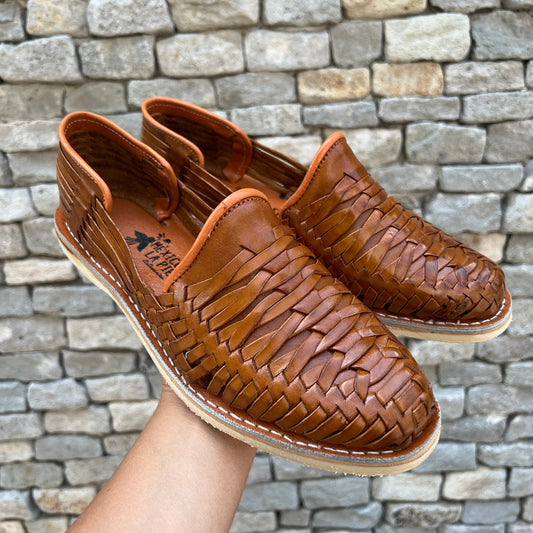 Men's handwoven leather shoes No. 4