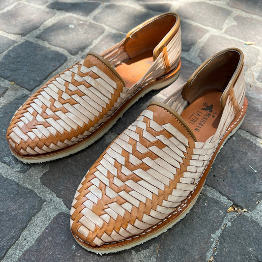 Men's handwoven leather shoes No. 3