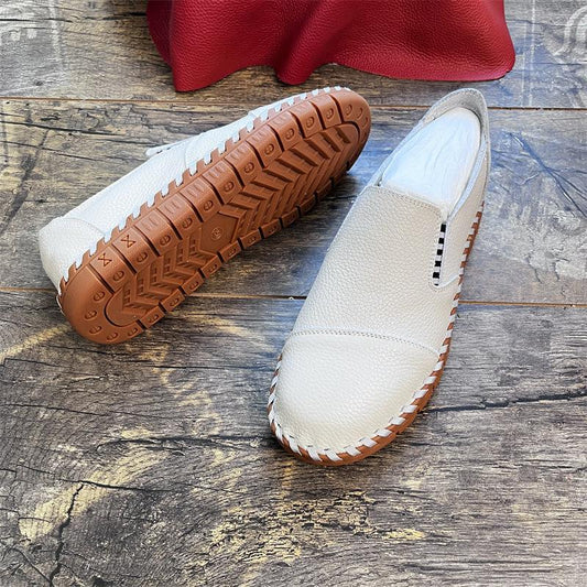 Italy-Handmade cowhide casual shoes
