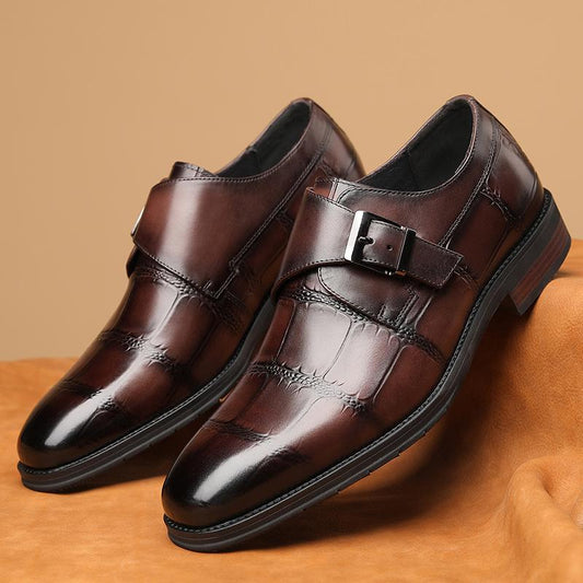 Men's Stylish and Versatile Business Leather Shoes - Father's Day Gift