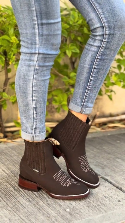 2024 Coffee Women's Ankle Boots