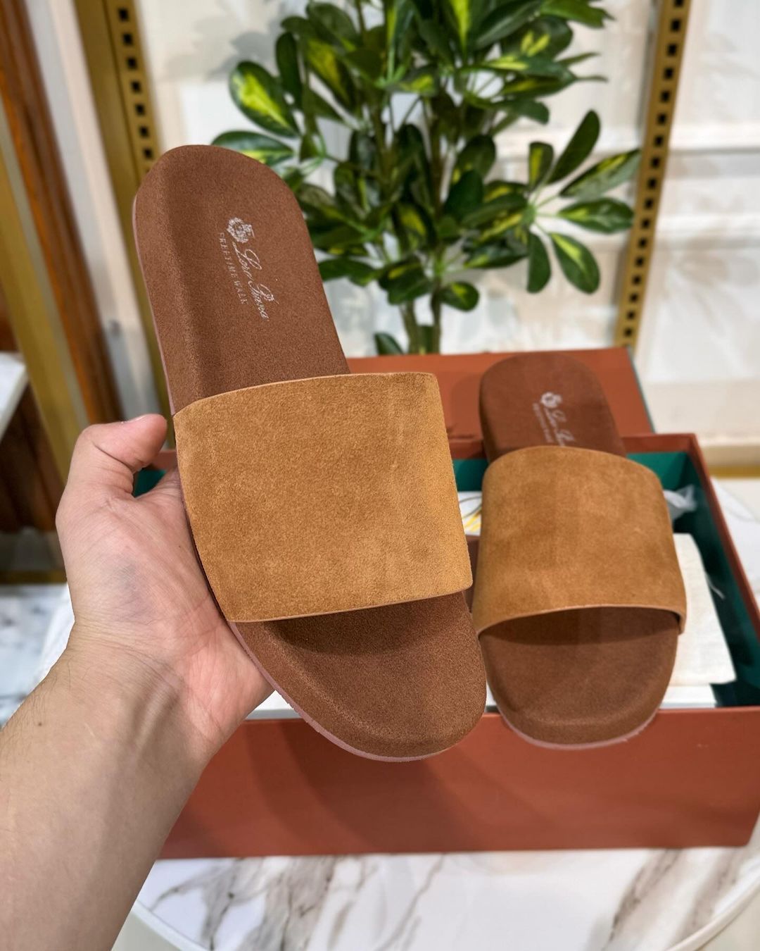 Men's Fashion Deerskin Slippers