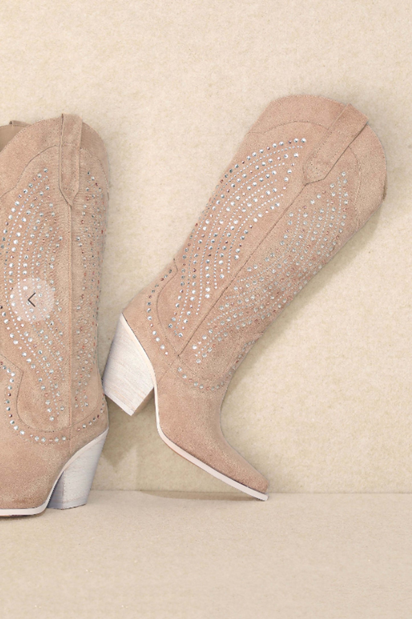 Queen Rhinestone Western Boots