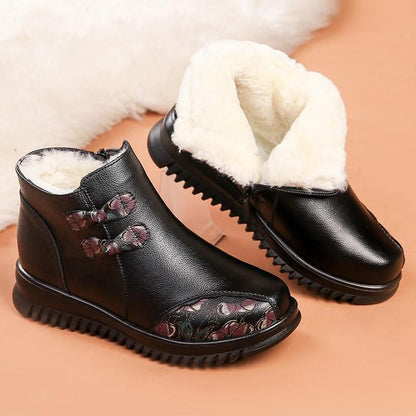 Winter soft sole plus velvet warm casual shoes