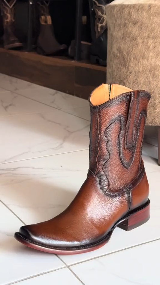 Original genuine cowhide cowboy boots