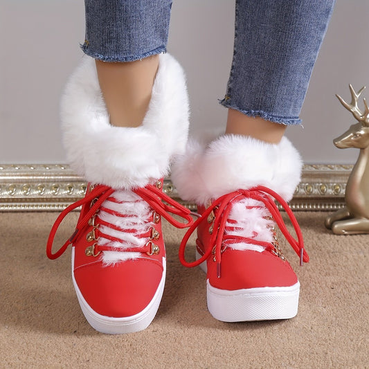 Christmas Fashion Warm Ankle Boots