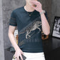 Men's Leopard Ice Silk T-Shirt - Father's Day Gift