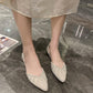 Women's Pearl Rhinestone Shoes