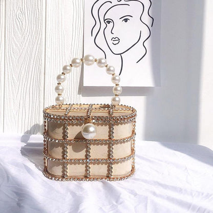 French Pearl Bucket Bag