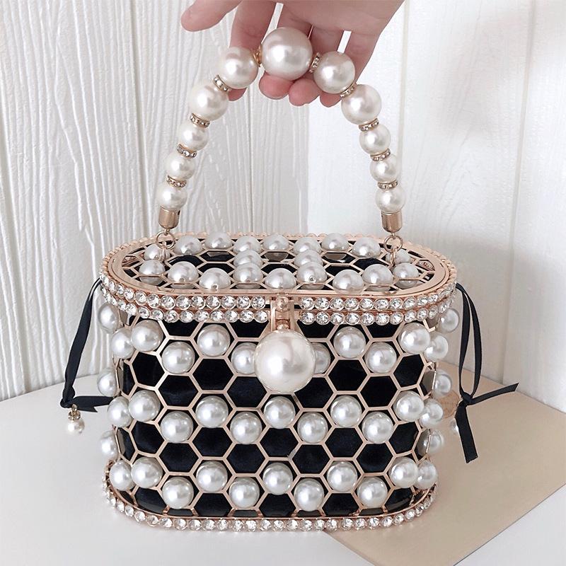 French Pearl Bucket Bag