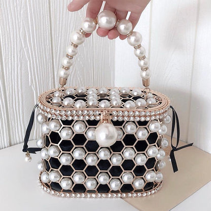 French Pearl Bucket Bag