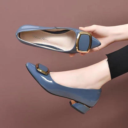 2022 Ladies Fashion Low Heel Shoes