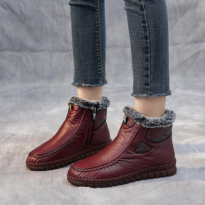 winter women's warm non-slip cotton boots