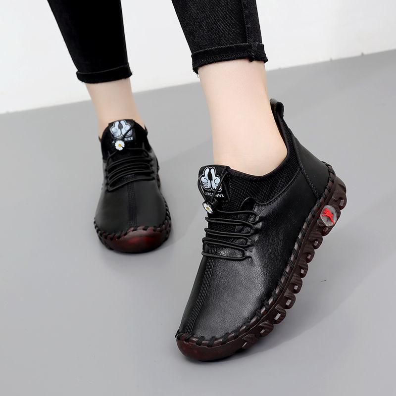 2022 Ladies Fashion Handmade Soft Sole Soft Surface Casual Shoes ...
