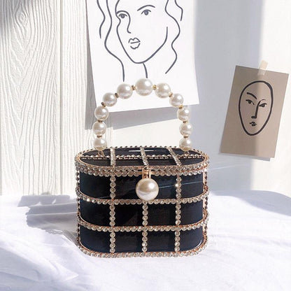 French Pearl Bucket Bag