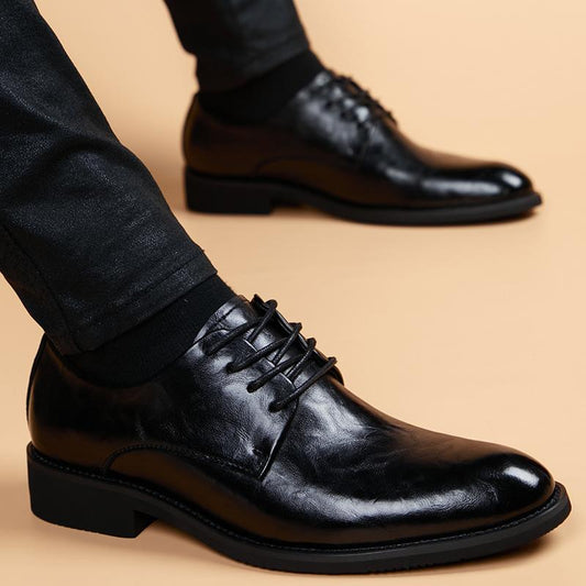 2023 men's all-match fashion leather shoes